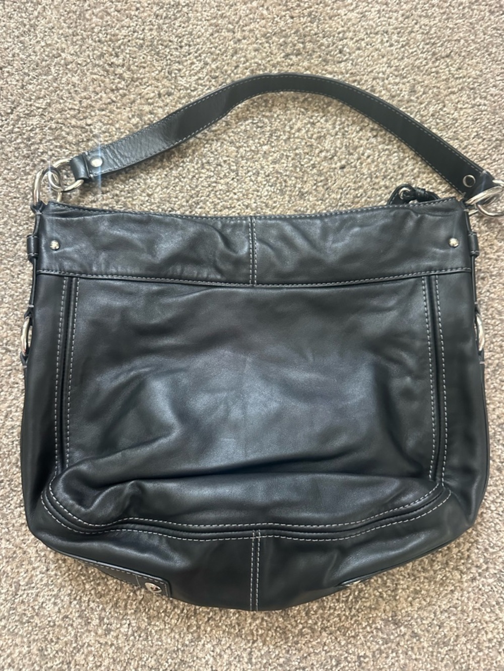 Coach Purse- all leather, worn once! - Picture 2 of 10